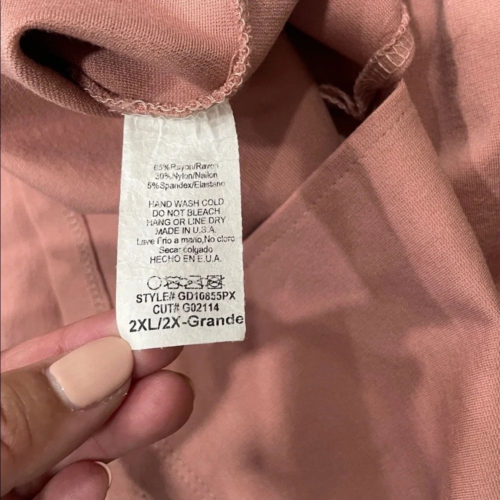 NWOT Sleeveless Pink Midi Dress